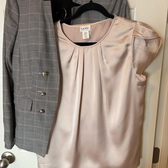 Lush Satin champagne Women's Top - Picture 7 of 7